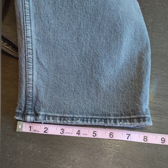 Abercrombie & Fitch Curve Love Ultra High Rise 90s Straight Jean Size 33/16R - Picture 8 of 16
